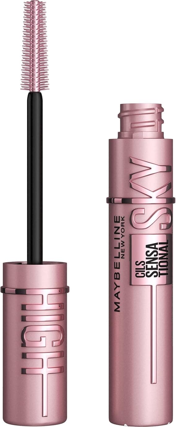 Maybelline New York, Máscara de pestañas Volumen y Longitud, Lash Sensational Sky High, Black (Negro), 7,2 ml